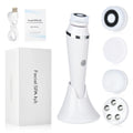 Facial Cleansing Brush Face Scrubber Electric Exfoliating Spin Cleanser Device Waterproof Deep Cleaning Massage Remove Blackhead